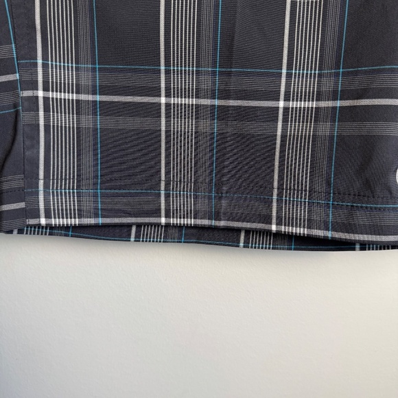 Puma Men's Chino Plaid Golf Shorts USP Dry Bermuda Black/Gray‎ Size 32 Preppy - Picture 3 of 15